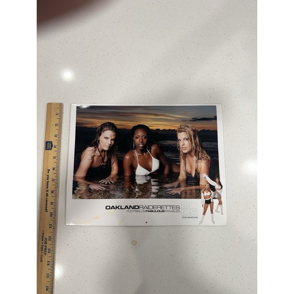 Other - Vtg Oakland Raiders 2005 Raiderettes Swimsuit Calendar